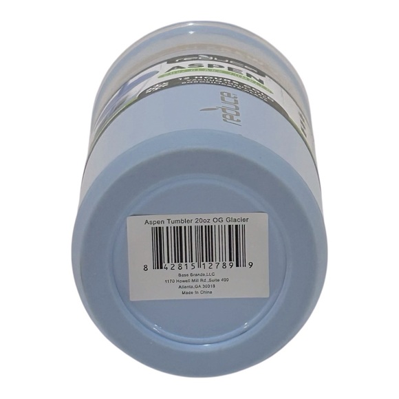 REDUCE Aspen Borosilicate glass Tumbler Straw Vacuum insulated Blue 20 oz. NEW - Picture 8 of 9